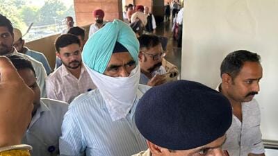 DIG Harcharan Singh Bhullar and his aide Kirshanu Sharda were arrested on October 16 following a complaint from a Fatehgarh Sahib-based scrap dealer. (HT File) DIG Harcharan Singh Bhullar and his aide Kirshanu Sharda were arrested on October 16 following a complaint from a Fatehgarh Sahib-based scrap dealer. (HT File)