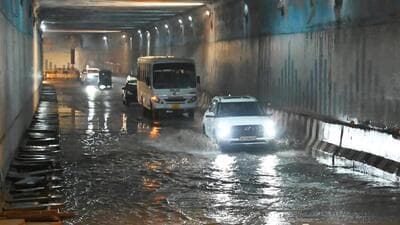 HT had reported in March about the drainage mess at RTR that continues to persist even after several rounds of repair works. (Vipin Kumar/HT PHOTO)