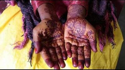 Jamshedpur,Jharkhand,INDIA,July 08: File photo of a minor girl saved from child marriage in Jamshedpur July 08,2018-(Photo by Manoj Kumar/Hindustan Times) Jamshedpur,Jharkhand,INDIA,July 08: File photo of a minor girl saved from child marriage in Jamshedpur July 08,2018-(Photo by Manoj Kumar/Hindustan Times)