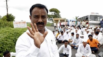 Purandar airport-affected farmers (file image) (HT)