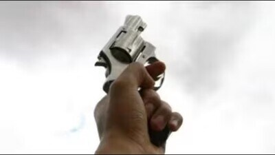 The accused was taken into custody and his licensed weapon was recovered from him, said officials from Lalru police station. (File) The accused was taken into custody and his licensed weapon was recovered from him, said officials from Lalru police station. (File)