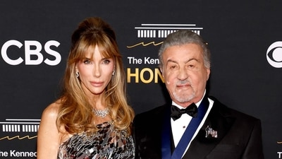WASHINGTON, DC - DECEMBER 07: (L-R) Jennifer Flavin Stallone and Sylvester Stallone attend the 48th Kennedy Center Honors at The Kennedy Center on December 07, 2025 in Washington, DC. Paul Morigi/Getty Images/AFP (Photo by Paul Morigi / GETTY IMAGES NORTH AMERICA / Getty Images via AFP) (Getty Images via AFP) WASHINGTON, DC - DECEMBER 07: (L-R) Jennifer Flavin Stallone and Sylvester Stallone attend the 48th Kennedy Center Honors at The Kennedy Center on December 07, 2025 in Washington, DC. Paul Morigi/Getty Images/AFP (Photo by Paul Morigi / GETTY IMAGES NORTH AMERICA / Getty Images via AFP) (Getty Images via AFP)