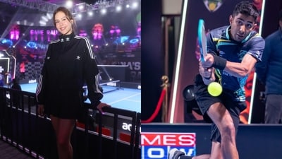 Actor Sonam Bajwa; athlete Aditya Ruhela Actor Sonam Bajwa; athlete Aditya Ruhela