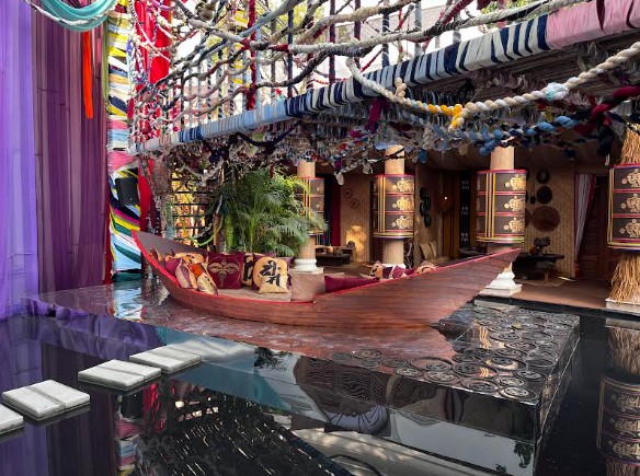Sumant Jayakrishnan’s Bridging Spaces; Living Roots! installation about the living root bridges of Meghalaya (Saurabh Sharma) Sumant Jayakrishnan’s Bridging Spaces; Living Roots! installation about the living root bridges of Meghalaya (Saurabh Sharma)