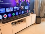 Blaupunkt SBW600 Emperor also includes a remote control, and supports Bluetooth, optical, USB and AUX-in sources, covering pretty much all device types from TVs to laptops.
