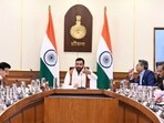 Chief minister Nayab Singh Saini during a cabinet meeting on Monday. Chief minister Nayab Singh Saini during a cabinet meeting on Monday.