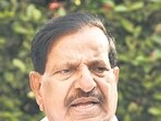 Navi Mumbai, India - April 29, 2019: BJP leader Ganesh Naik in Navi Mumbai, India, on Monday, April 29, 2019. (Photo by Bachchan Kumar/ HT PHOTO) (HT PHOTO) Navi Mumbai, India - April 29, 2019: BJP leader Ganesh Naik in Navi Mumbai, India, on Monday, April 29, 2019. (Photo by Bachchan Kumar/ HT PHOTO) (HT PHOTO)