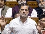 Leader of Opposition in the Lok Sabha Rahul Gandhi speaks during a discussion on election reforms in the House in the Winter session of Parliament, in New Delhi, Tuesday, Dec. 9, 2025.