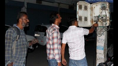 The investigation revealed that around 65 consumers across the district tampered with their electricity data to slash bills and evade actual charges. (HT File Photo) The investigation revealed that around 65 consumers across the district tampered with their electricity data to slash bills and evade actual charges. (HT File Photo)