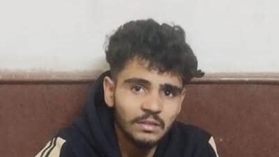 The suspect, Ashish Kumar alias Golu.