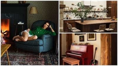 Kendall Jenner gives a tour of her new mountain home. (Instagram@archdigest) Kendall Jenner gives a tour of her new mountain home. (Instagram@archdigest)