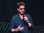 Shah Rukh Khan speaks at an event in Mumbai on November 14, 2025. (File Photo/ PTI) Shah Rukh Khan speaks at an event in Mumbai on November 14, 2025. (File Photo/ PTI)