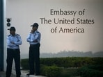 The US Embassy in New Delhi.