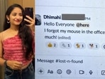 A Pune woman recounted how her missing mouse message drew only animal emojis from colleagues.