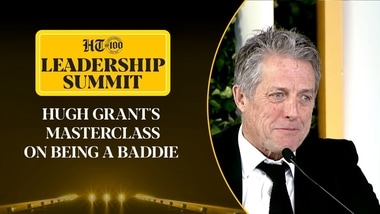 At the Hindustan Times Leadership Summit, Actor Hugh Grant talks about how great actors play “baddies”.