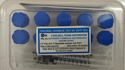 CSIR develops CHT-kit for instant detection of chloral hydrate adulteration in toddy