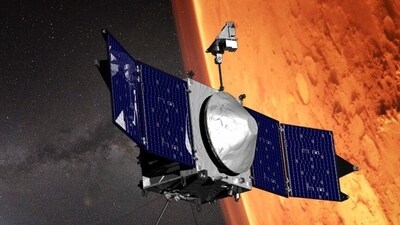 NASA said this week that Maven was working fine before it went behind the red planet. (AP)