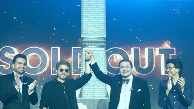 Shah Rukh Khan launched the Shahrukhz commercial tower in Dubai at a glitzy event. Danube Group founder Rizwan Sajan said the 55-storey Sheikh Zayed Road project has already sold out for over ₹5,000 crore, driven by strong demand for office space.. Shah Rukh Khan launched the Shahrukhz commercial tower in Dubai at a glitzy event. Danube Group founder Rizwan Sajan said the 55-storey Sheikh Zayed Road project has already sold out for over ₹5,000 crore, driven by strong demand for office space..