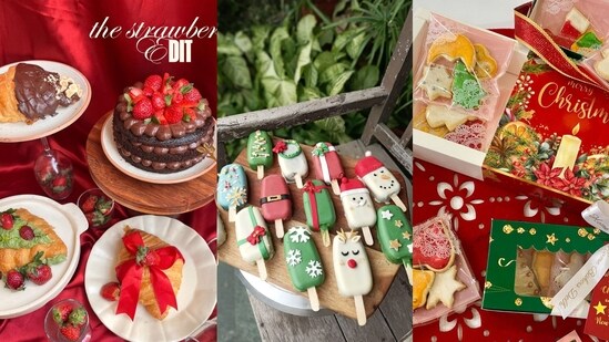 Home bakers in Delhi-NCR are serving a wide array of trendy Christmas-themed goodies this season.