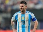 Lionel Messi, the man with a record for hitting the most goals in a year, 91 in 2012, and who led the Argentinian team to the 2022 World Cup with 21 goals plays in Mumbai. Lionel Messi, the man with a record for hitting the most goals in a year, 91 in 2012, and who led the Argentinian team to the 2022 World Cup with 21 goals plays in Mumbai.