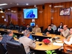 The directives were issued during a detailed review meeting of the forest department held at the state secretariat. (HT sourced photo)