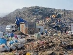 The project is meant to process 19.62 metric tonnes of old waste. (Manish/HT) The project is meant to process 19.62 metric tonnes of old waste. (Manish/HT)