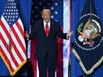 US President Donald Trump arrives to deliver remarks on the economy at Mount Airy Casino Resort in Mount Pocono, Pennsylvania. US President Donald Trump arrives to deliver remarks on the economy at Mount Airy Casino Resort in Mount Pocono, Pennsylvania.