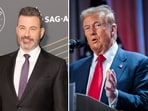 Jimmy Kimmel mocks Trump's health amid scrutiny (Photo by KEVIN WINTER / GETTY IMAGES NORTH AMERICA / Getty Images via AFP, Allison Robbert/Pool via AP, File)