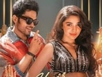 Karthi and Krithi Shetty in a still from Nalan Kumarasamy's Vaa Vaathiyaar. 