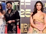 Priyanka Chopra and Alia Bhatt wore floral looks to two separate events. Priyanka Chopra and Alia Bhatt wore floral looks to two separate events.