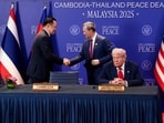 Thai Prime Minister Anutin Charnvirakul and Cambodian Prime Minister Hun Manet signed a peace accord at a ceremony with President Trump in Kuala Lumpur in October.