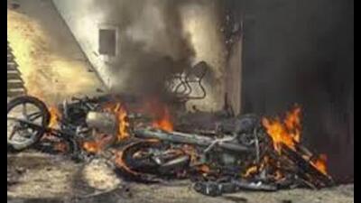 The violence erupted during an idol immersion procession in the Maharajganj area of Bahraich on October 13, 2024. (HT File) The violence erupted during an idol immersion procession in the Maharajganj area of Bahraich on October 13, 2024. (HT File)