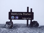 McMurdo Station in Antarctica.