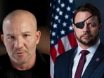 Shawn Ryan (L) and Congressman Dan Crenshaw.