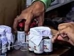 Enforcement Directorate (ED) raided 25 locations in connection with a major illegal network dealing in codeine-based cough syrup. (Representative photo) Enforcement Directorate (ED) raided 25 locations in connection with a major illegal network dealing in codeine-based cough syrup. (Representative photo)