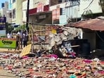 The Karur stampede site in Tamil Nadu where at least 41 people were killed at a political rally hosted by actor-politician Vijay of the TVK in September. The Karur stampede site in Tamil Nadu where at least 41 people were killed at a political rally hosted by actor-politician Vijay of the TVK in September.
