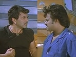 Dharmendra and Rajinikanth Dharmendra and Rajinikanth