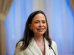 Venezuelan opposition leader María Corina Machado on Thursday Venezuelan opposition leader María Corina Machado on Thursday