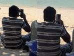 An Indian man called out inappropriate beach behaviour after spotting a fellow Indian secretly photographing foreign women in Thailand. An Indian man called out inappropriate beach behaviour after spotting a fellow Indian secretly photographing foreign women in Thailand.