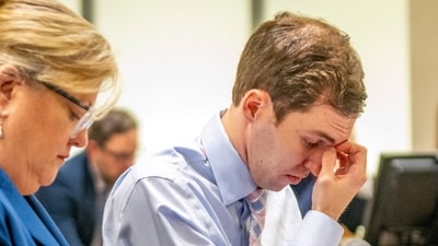 Attorney Kathryn Nester, left, sits next to Tyler Robinson, who is accused of fatally shooting Charlie Kirk, during a hearing, Thursday, Dec. 11, 2025, in Fourth District Court in Provo, Utah. (AP)