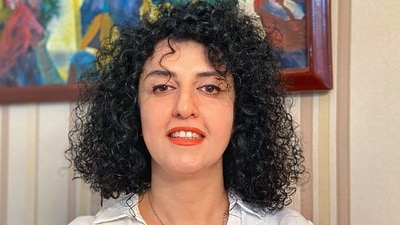 Nobel Prize laureate Narges Mohammadi was arrested in Iran, her support committee announced on December 12, 2025. (AFP) Nobel Prize laureate Narges Mohammadi was arrested in Iran, her support committee announced on December 12, 2025. (AFP)