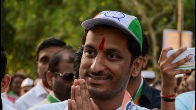Pune, India - April 26, 2019:Parth Pawar (NCP candidate from Mawal constituency) during a rally at Talegaon in Pune, India, on Friday, April 26, 2019. (Photo by Milind Saurkar/Hindustan Times) (Milind Saurkar/HT Photo) Pune, India - April 26, 2019:Parth Pawar (NCP candidate from Mawal constituency) during a rally at Talegaon in Pune, India, on Friday, April 26, 2019. (Photo by Milind Saurkar/Hindustan Times) (Milind Saurkar/HT Photo)