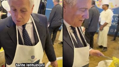 The gesture symbolised Italy’s pride in its culinary heritage. (X) The gesture symbolised Italy’s pride in its culinary heritage. (X)