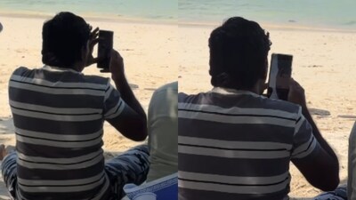 An Indian man called out inappropriate beach behaviour after spotting a fellow Indian secretly photographing foreign women in Thailand. (Instagram/wanderwithrishabh) An Indian man called out inappropriate beach behaviour after spotting a fellow Indian secretly photographing foreign women in Thailand. (Instagram/wanderwithrishabh)