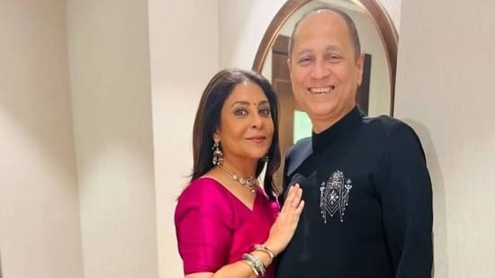 Shefali Shah with husband Vipul Shah