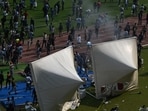 Salt Lake Stadium turned into a battleground after violent fans thronged to the middle. The ardent Lionel Messi supporters expressed their frustration after Messi left the stadium within 10 minutes.&nbsp;