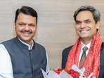 Mumbai, Dec 12 (ANI): Maharashtra Chief Minister Devendra Fadnavis felicitates Brookfield Deputy Chief Investment Officer and Head of Asia Pacific and Middle East-Real Estate, Ankur Gupta as Brookfield invests USD 1 billion to build Asia's largest Global Capacity Centre in Powai, in Mumbai on Friday. (@Dev_Fadnavis X/ANI Photo) (Devendra Fadnavis X)