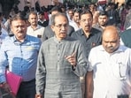 Uddhav Thackeray arrived in Nagpur on Thursday for the week-long session. Uddhav Thackeray arrived in Nagpur on Thursday for the week-long session.