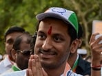 Pune, India - April 26, 2019:Parth Pawar (NCP candidate from Mawal constituency) during a rally at Talegaon in Pune, India, on Friday, April 26, 2019. (Photo by Milind Saurkar/Hindustan Times) (Milind Saurkar/HT Photo) Pune, India - April 26, 2019:Parth Pawar (NCP candidate from Mawal constituency) during a rally at Talegaon in Pune, India, on Friday, April 26, 2019. (Photo by Milind Saurkar/Hindustan Times) (Milind Saurkar/HT Photo)