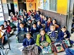 These civil works include the construction of boundary walls, toilets, additional classrooms, ramps with handrail, laboratories, library rooms and major repairs. (HT File Photo)